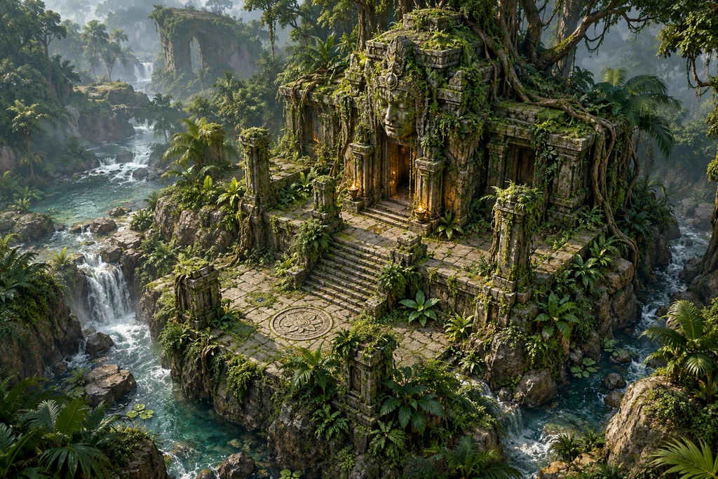 Vine Shrine — Structure Assets capability illustration